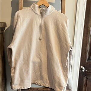 Unisex Alo Yoga 1/4 zip sweatshirt tags missing size xl based on measurements